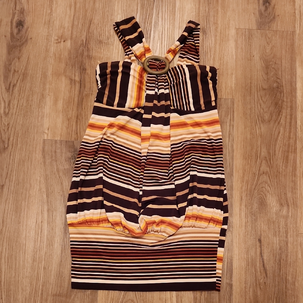 Striped Sleeveless Dress